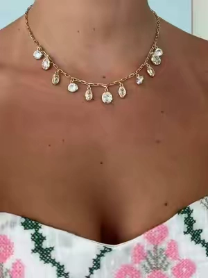 the perfect crystal choker necklace