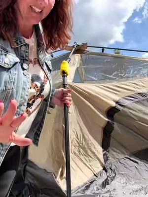 Set up camp in seconds! 🏕️ This 6-person instant cabin tent features a quick 60-second setup, giving you more time to relax and enjoy the outdoors. #InstantTent #CampingEssentials #tiktokshopcreatorpicks  #TikTokshopbacktoschool  #tentcamping 