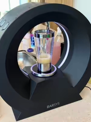 Use my new cocktail machine with me 🍸#barsys #drinkmaking #cocktailhour #bartending 