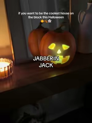 Jabbering Jack is back and you don’t want to miss him!! Sells out so fast every year🎃 #jabberingjack #talkingpumpkin #halloween #halloweendecor #spookyseason 