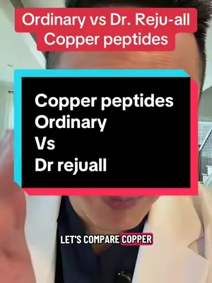 Let’s talk copper peptides that both can help increase collagen and that’s because they stimulate your fibroblast to start making collagen again. And two of the most popular peptides that help add the Ordinary  and @Dr.Reju-All US Copper Peptide serum. Let’s compare both to see which one is better for you. Just a quick disclaimer: While I’m a licensed pharmacist, the advice I share here is for general educational purposes only. Always check in with your own doctor or healthcare provider for personal medical advice.  #copperpeptides #collagen #antiaging #TikTokshopbacktoschool #collagenpeptides 