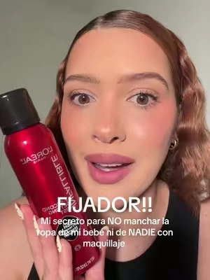 Ya le he hecho mil pruebas extremas y todas las pasa 😮‍💨🔥 #maquillajeblindado #waterproofmakeup #transferproofmakeup #lorealsettingspray @loréal paris usa 