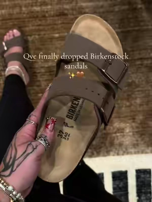 Birkenstock two strap adjustable sandals @QVC, Inc 