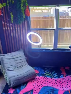 The video does no justice for the quality of this chair #BeanBagChair #BeanBagChairForAdults #HomeDecor #LivingRoomFurniture #TikTokshopbacktoschool 