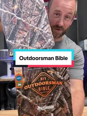 NIV, Outdoorsman Bible, Red Letter addition #outdoorsmanbible #bible #faith #tiktokshopcreatorpicks 