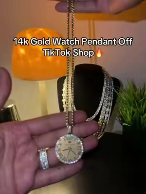 #14kgold #pendant #watch #gold #goldjewelry 