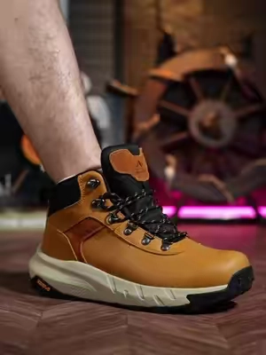 Impermeables y perfectas para aventuras al aire libre #mensfootwear #menboots #travelgear #workshoes #TikTokshopbacktoschool 