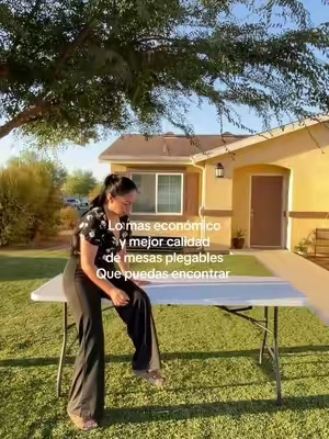 Buena calidad y economicas! #mesas #plegable #table #foldingtable #SmallBusiness 