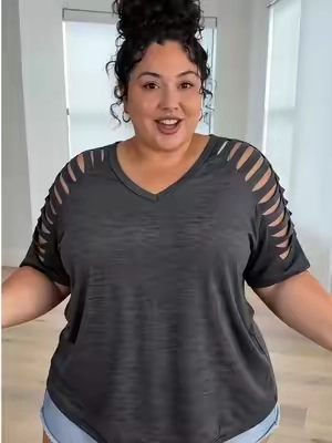#tiktokshopusa #plussizetryon #comfortablefashion #tiktokfinds#top 