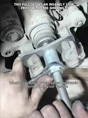 This full set at an insanely low price with free shipping?! Don't miss out! 🛠️🎁 Twist and compress at the exact same time with zero effort! The ultimate tool for effortlessly rotating rear caliper pistons back in! Perfect dual-pin alignment for stubborn wind-back calipers! Stopped torturing yourself during brake jobs with this game-changer! The absolute cheat code for pushing back caliper pistons effortlessly! Upgraded heavy-duty strength and free shipping—you need this set! 22pc Brake Caliper Compression Tool Set, Heavy Duty Brake Piston Compressor Tool and Wind Back Tool Kit for Brake Pad Replacement, Universal Disc Brake Caliper Tool Set with Red Case #tooltok  #mechaniclife  #GarageGoals  #CarDIY  #BrakeReplacement 