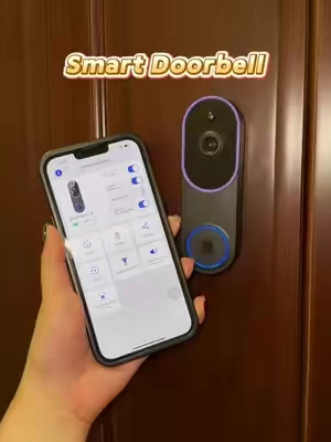 The best cheap home security hack ever#doorbellcamera #smartdoorbell #HomeHacks  #homesecurity #TikTokshopbacktoschool