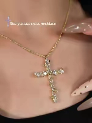 So gorgeous cross necklace ❤️✝️ Which one do you like best?!❤️#summerwins #tewiky #fyp #necklace #foryou 