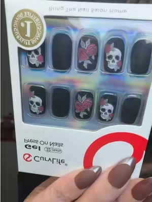 with so many designs and nail shapes to choose from too! 🤯 the best affordable press on nails out there in my opinion