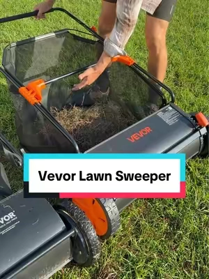 Vevor has made some major improvements to their pawn sweepers! #vevor #lawnsweeper 