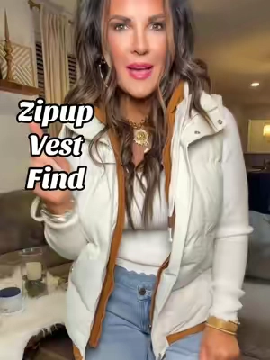 Fabulous comfy cozy vest find!!!#fyp #vest #zipupvest #vest 