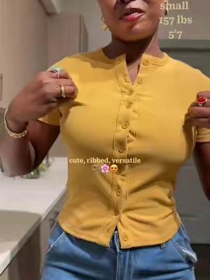 size small/5’7/156lbs 🌸💕😍 #top #ribbedtop 