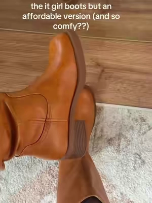 wearing color saddle brown! #bananaboots #ridingboots #kneehighboots #TikTokshopbacktoschool #fallfashion2026 