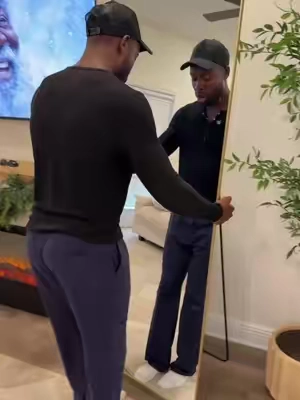 It’s a full length mirror, 6 Ft Tall, 2 Light Modes, Touchscreen!