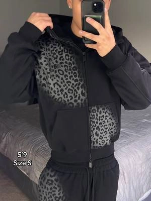 #reflective #black #jacket #sweatpants #TikTokshopbacktoschool 
