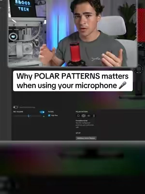 Polar pattern can change how your mic sounds. #hyperx #microphone #microphone #quadcast2 #budget 