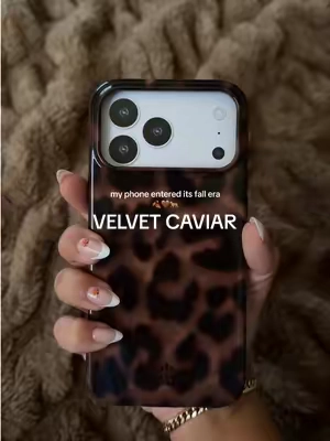 obsessed with this phone case 🤎🐆 @Velvet Caviar #velvetcaviar #phonecase #iphone #velvetcaviarphonecase #TikTokshopbacktoschool 