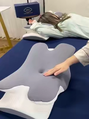 No joke, this is the best pillow I've owned in my entire life. #tiktokshop #neckpain #pillow #ergonomicpillow #TikTokshopbacktoschool 