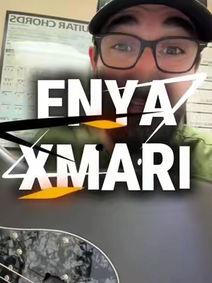 This guitar rocks!! #showyourenya #XMARIguitar #TikTokshopbacktoschool #enyatravelguitar 