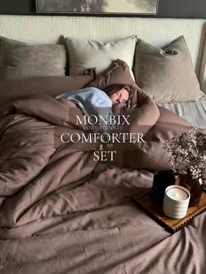 The coziest bedding for fall 🍂 #bedding #fallbedding #beddingset #comforter #bedroominspo 