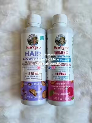 holy grail hair & wellness duo 🩷💙 #maryruthsorganics #hairgrowth #womenshealth #tiktokshopcreatorpicks  #TikTokshopbacktoschool  Disclaimer: Final price, shipping costs, coupons, and discounts may vary and are subject to change at any time. Always check the TikTok Shop listing for the latest details. Results may vary. Video posted on 8/20/26. 