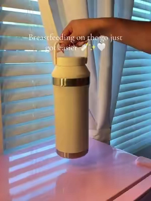 Breastmilk portable cooler 🍼✨ #breastfeeding #breastfeedingjourney #babybrezza #portablecooler #TikTokshopbacktoschool 