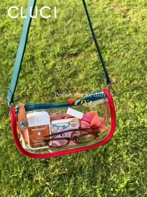 Something colorful for your concert or stadium events ✨🫶🌈-J #cluci #TikTokshopbacktoschool #clearbag #falldealsforyou #stadiumapprovedbags 