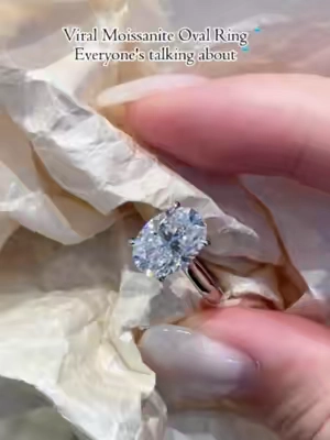 Viral Moissanite Oval Ring💍Everyone's talking about💎#ring #moissanitering #moissanite #delzzad #waterproofjewelry #jewelry #giftideas #2026 #viral #delzzadjewelry #nontarnishjewelry #beautiful #luxury #affordable #diamond #diamondtester #TikTokshopbacktoschool #ovalcut #ovaldiamond #ovalring #engagementring #engagement