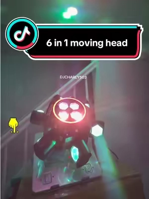 Super 6 en 1 moving head DJLIGHTS #TikTokshopbacktoschool #tiktokshopblackfriday #djlights #partylights #tiktokshopcreatorpicks 