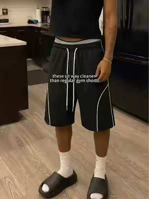 the length changed everything #trackshorts #mensshorts #longshorts #OOTD #fyp