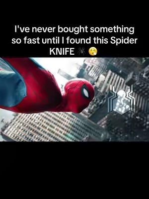 spider tactical knife with a sharp blade, built-in seatbelt cutter, emergency window breaker, pocket clip + multiple colorways 🕷️🔥 free shipping right now too 👀 pick your favorite color before it’s gone ↓ #spiderman #spidermanfans #tacticalknife #edc #spidergear 