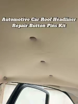 Sagging car headliner? 😩 Fix it fast without replacing the whole roof liner! 🔧 These Headliner Repair Button Pins securely hold loose fabric in place and make your interior look clean again. 🚗✨ Tap the cart to grab yours! 🛒 #CarTok #AutoRepair #CarDIY #DIYCar #TikTokMadeMeBuyIt