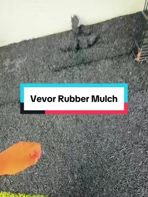 They come in rolls and you can lay them out and or break it up into pieces 🔥  #tiktokshopsummersale #vevor #blackmulch #rubbermulch #gardenproject 