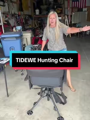 TIDEWE hunting chair for deer hunting season @tideweofficial #huntinggear #huntingtiktok #deerseason #deertiktok #huntingseason 