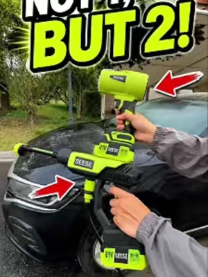 My weekend projects just got way easier ☝️#carowners #blower #powerwasher #pressurewashing #SEESESuperBrandDay 