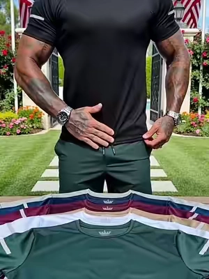 Hermanos, pack premium de 7 camisetas de hombre, 7 colores disponibles. #tiktokshop #tshirt #menswear #gym #fyp 
