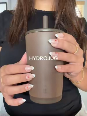 obsessed with this tumbler 🤎🌰🧋 NEW CHESTNUT COLOR @HYDROJUG #hydrojug #tumbler #icedcoffee #coffee #TikTokshopbacktoschool 