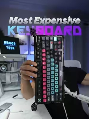 Most expensive keyboard on TikTok #gravastar #v75 #pro #gamingkeyboard #halleffect 