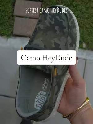 so soft🍂New Camo HeyDude Stretch Jersey @HeyDude #heydudeshoes #camo #rushready #tshirt #TikTokshopbacktoschool 