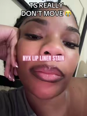 Bc who wants to constantly touch up a liner all day ? #lipcombo  #liplinerstain #nyxliplingerie 