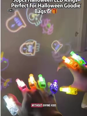 36 pcs Halloween LED rings! Perfect for Halloween goodie bags.#halloween #spookyseason #halloween2026 #fyp #tiktokshop 