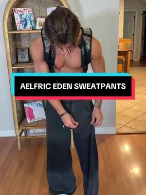 6’1 180lbs rocking a large 🤝 #aelfriceden #sweatpants #CapCut 