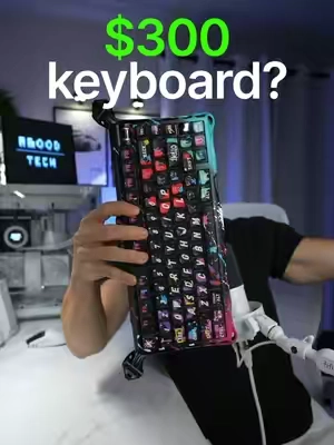 Is this $300 keyboard worth it ? #gravastar #v75 #gamingkeyboard #halleffect #expensive 