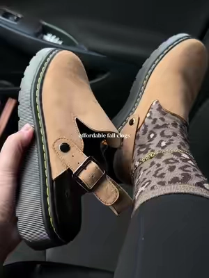 Maturing is getting the affordable option because we have bills to pay 🐻🍂 #suedeclogs #clogs #fallfashion #tiktokshopcreatorpicks 