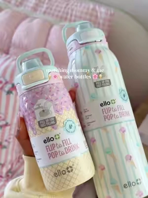 @elloproducts #ellowaterbottle #TikTokShopCreatorPicks #waterbottle #mommyandme #cutecups