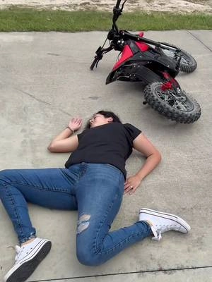 My wife is just fine and so is the Yozma IN 10. If you're looking for a great e-moto, then this is the one for you! #emoto #ebike #dirtbike #motorbike #funny 